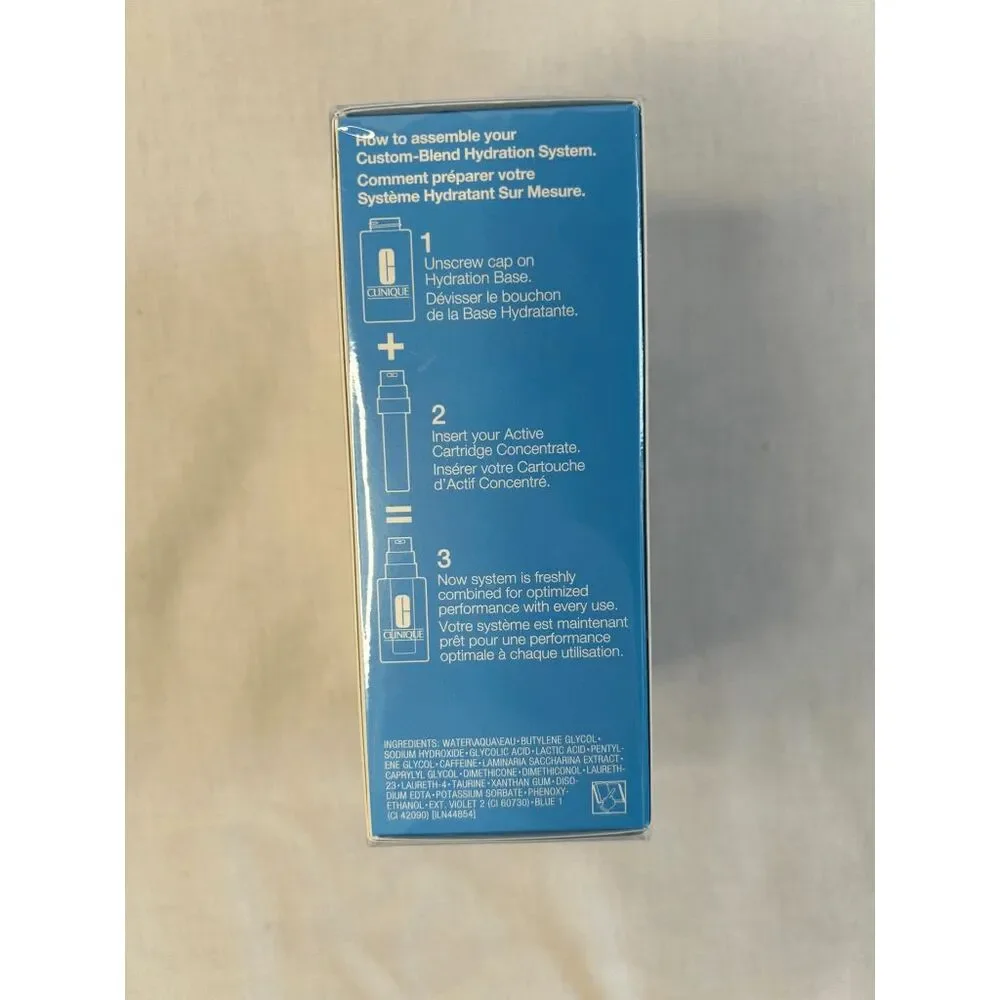 Clinique iD Dramatically Different Hydrating Jelly Blue Box, New, Sealed